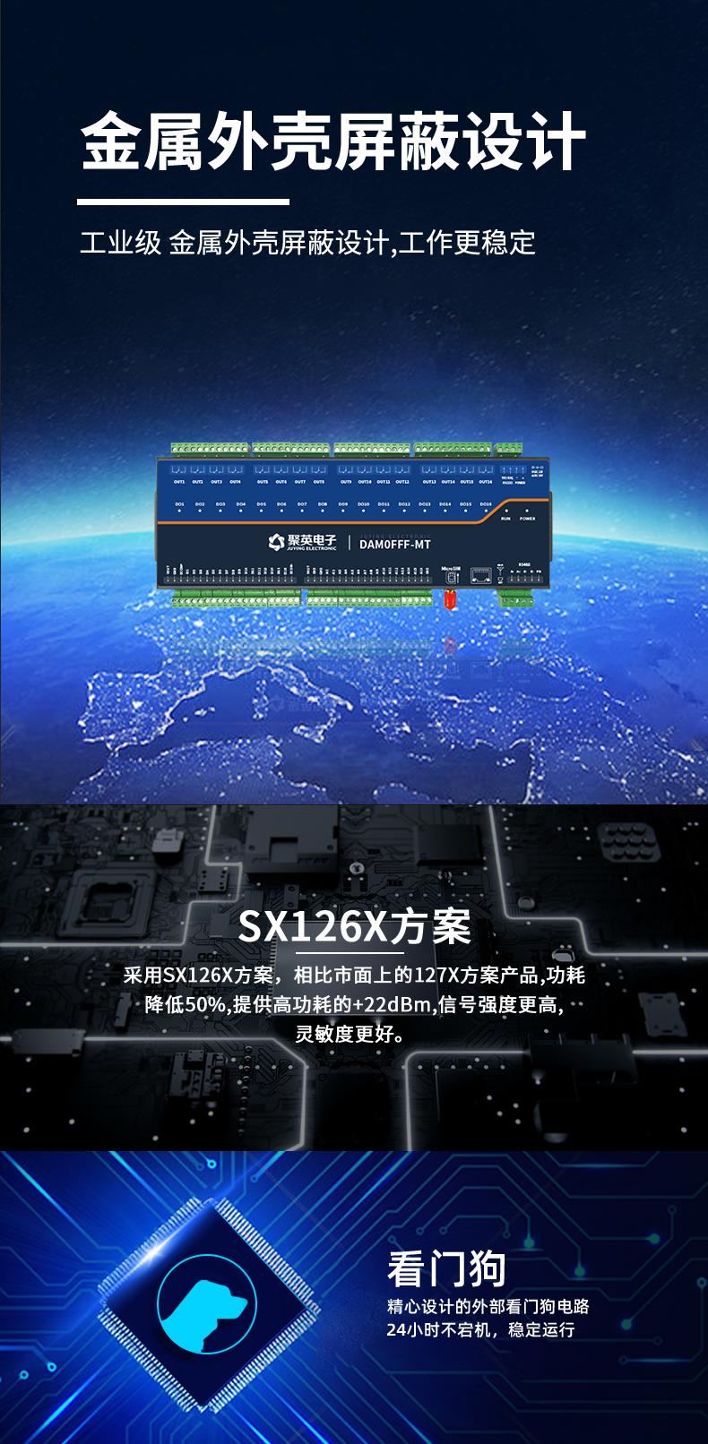 LoRa0FFF-MT LoRa無線測控模塊設計特點