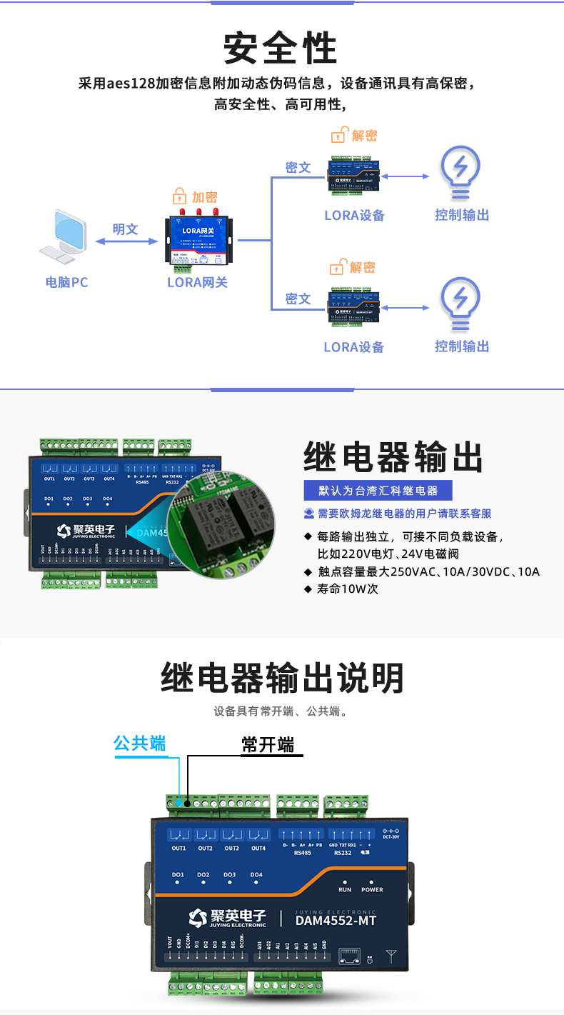 LoRa4552-MT LoRa無線測(cè)控模塊安全性