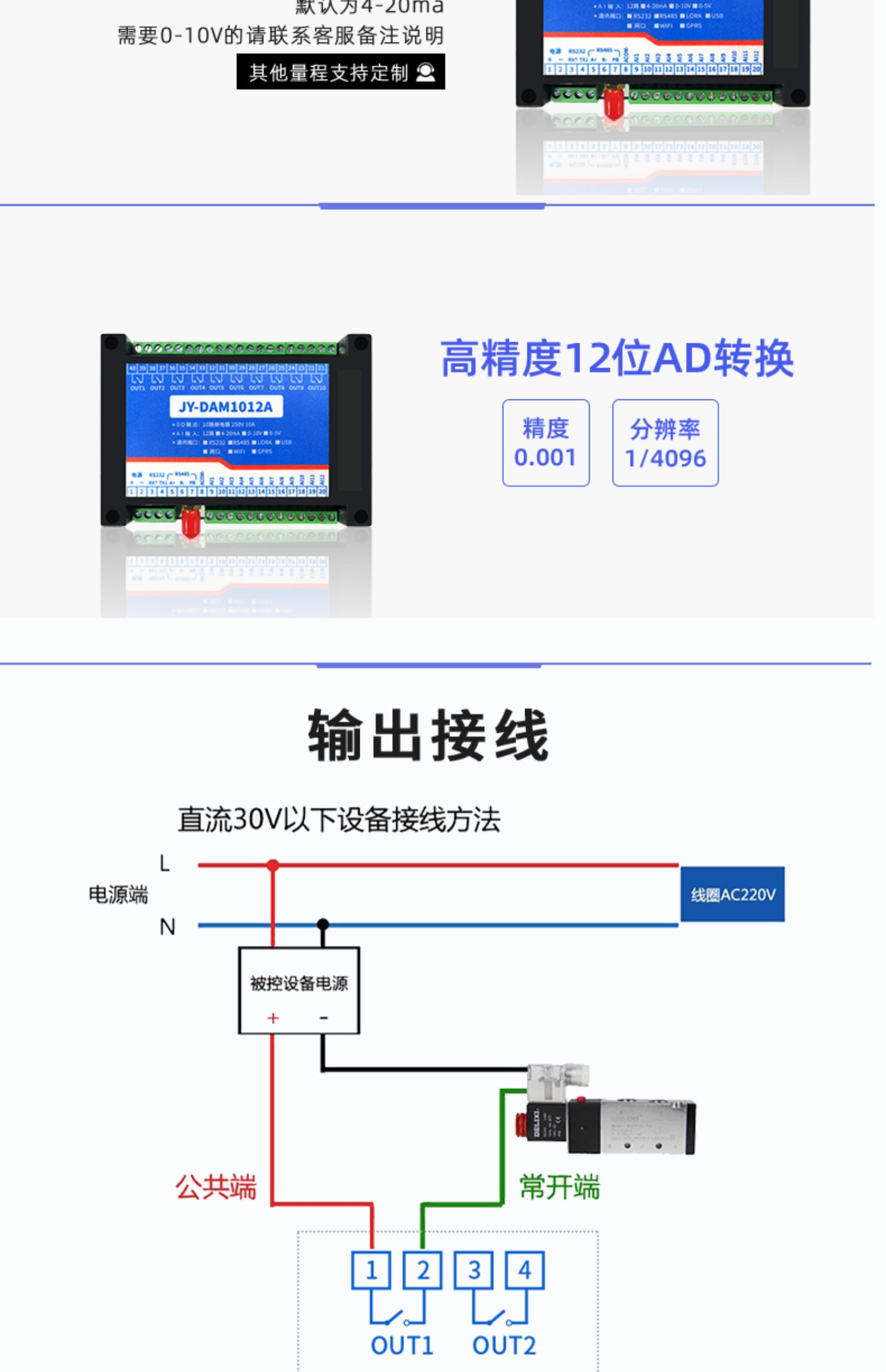 LORA1012A LoRa無(wú)線測(cè)控模塊設(shè)計(jì)特點(diǎn)