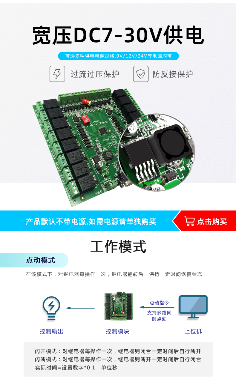 DAM-1616 工業(yè)級網絡控制模塊寬壓供電