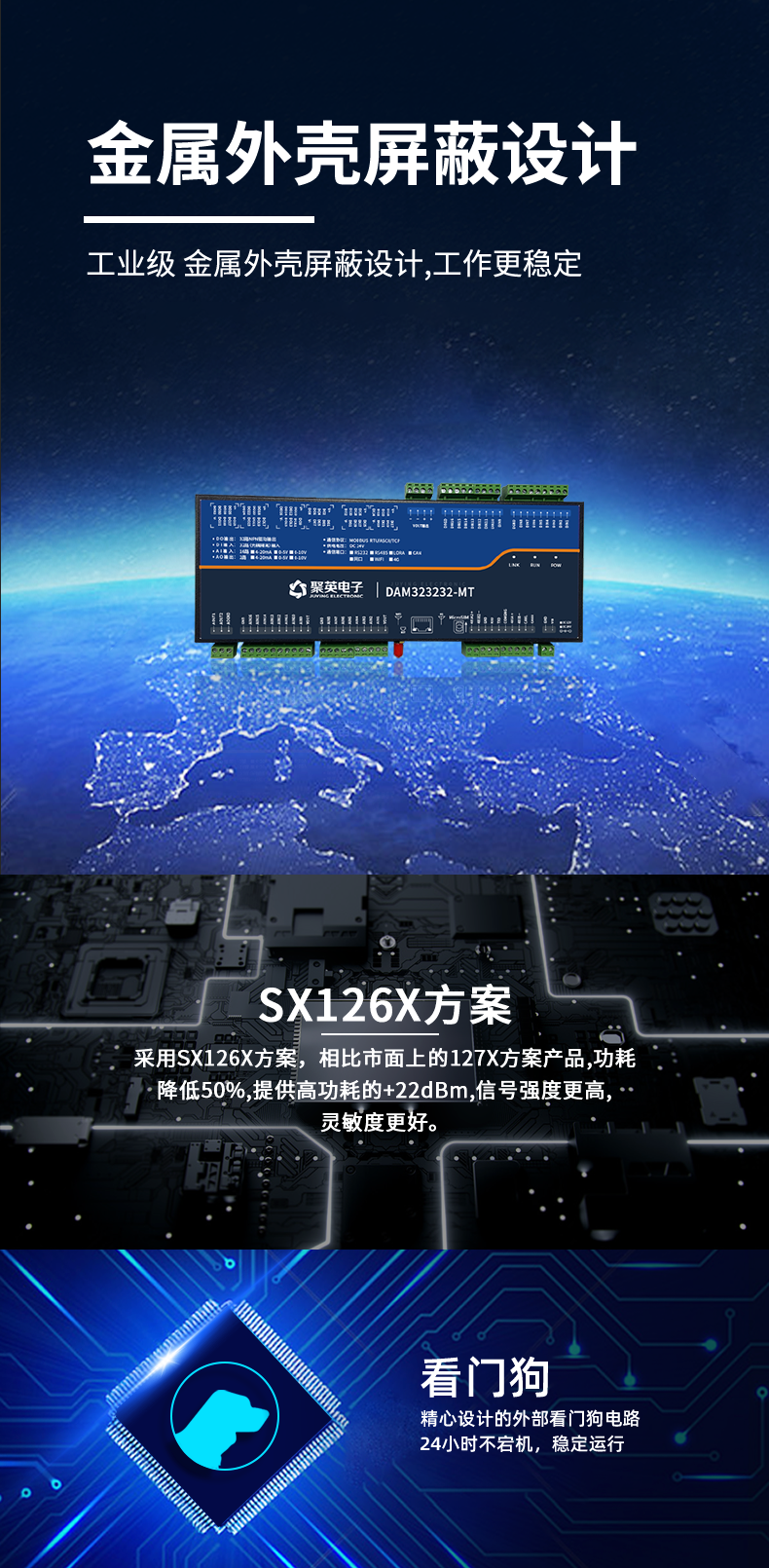 LoRa323232-MT LoRa無線測控模塊設(shè)計(jì)特點(diǎn)