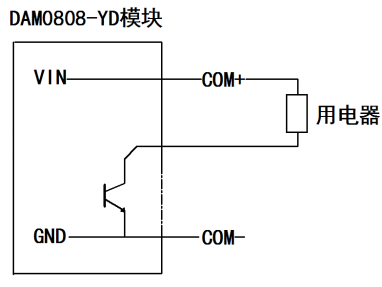 DAM-1600DO-YD 工業(yè)級IO模塊接線圖