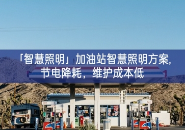 「智慧照明」加油站智慧照明方案,節(jié)電降耗，維護成本低