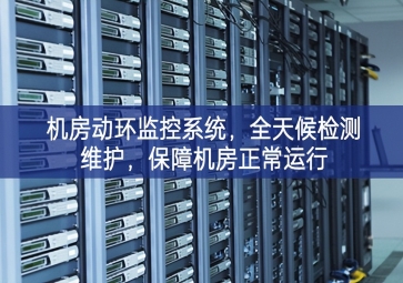 機(jī)房動(dòng)環(huán)監(jiān)控系統(tǒng)，全天候檢測(cè)維護(hù)，保障機(jī)房正常運(yùn)行