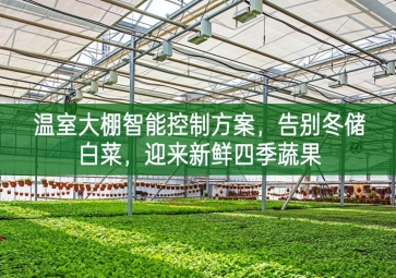 「智慧農(nóng)業(yè)」溫室大棚智能控制方案，告別冬儲(chǔ)白菜，迎來(lái)新鮮四季蔬果