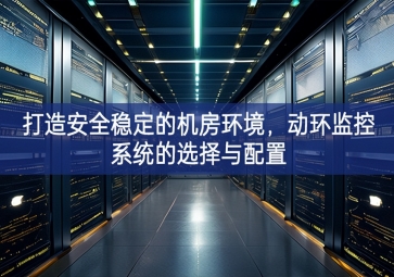 打造安全穩(wěn)定的機(jī)房環(huán)境，動(dòng)環(huán)監(jiān)控系統(tǒng)的選擇與配置